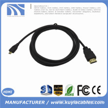 0.3m 1m 1.5m 2m 3m 5m 1ft 3ft 5ft 10ft 15ft MICRO HDMI к кабелю HDMI с покрытием позолоченные для сотовых телефонов для win8 4kx2k